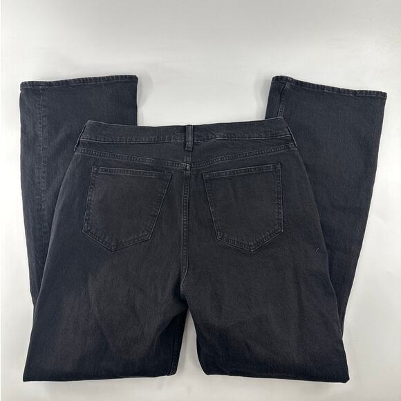 Abercrombie & Fitch Women's Black Curve Love Mid Rise Bootcut Jeans Size 31 - Picture 8 of 12